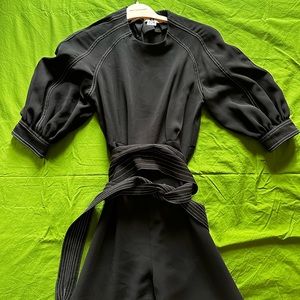 Mango black dressy jumpsuit